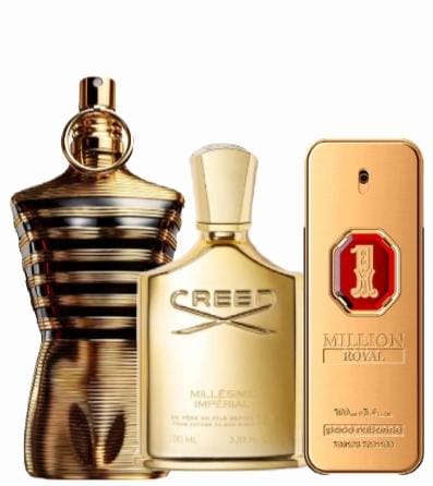 Promo 5:ONE MILLION ROYAL 100 ML + 🎁 GRATIS: CREED IMPERIAL 100 ML + GRATIS: JPG Le Male ELIXIR 125 ML